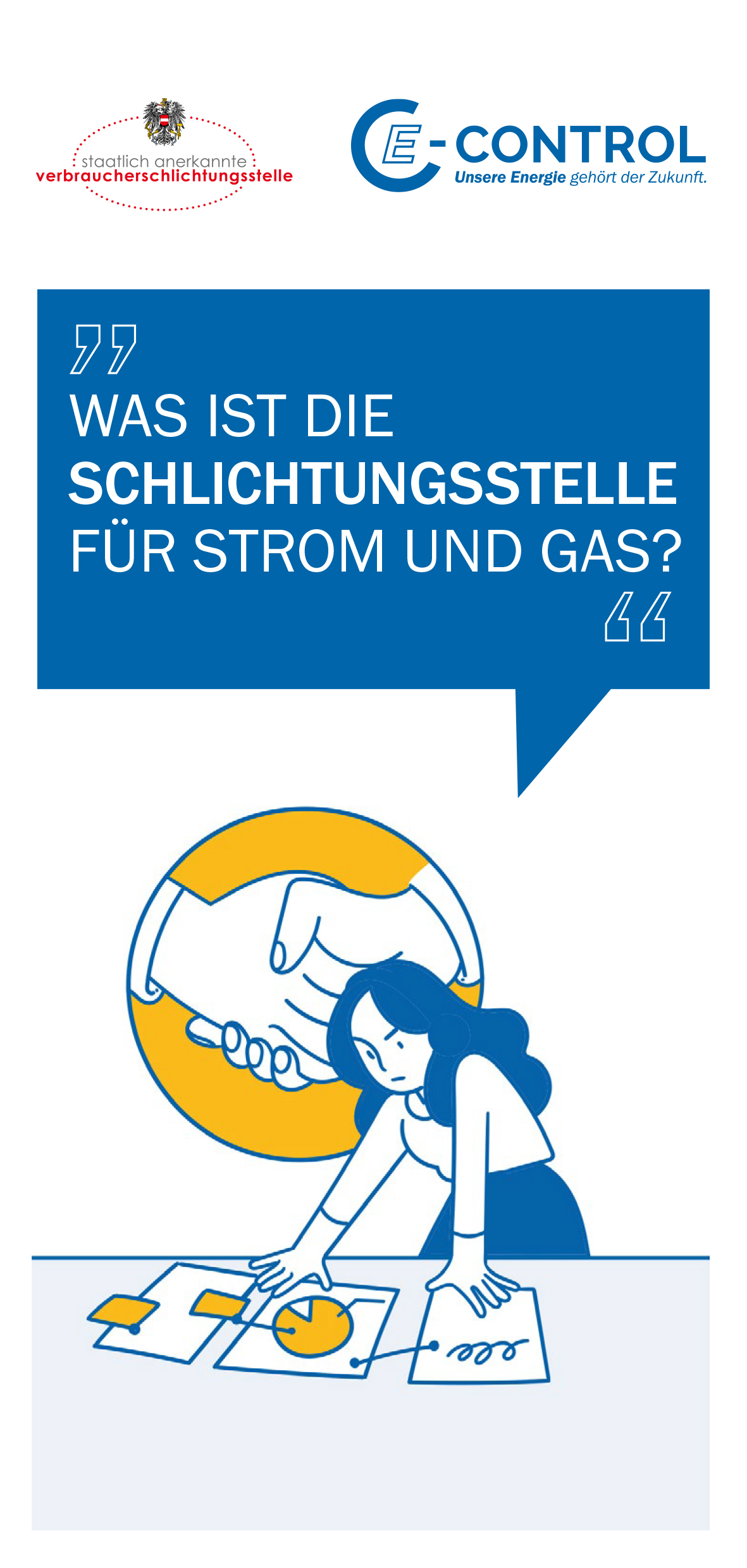 Cover des Flyers zu Schlichtungsstelle