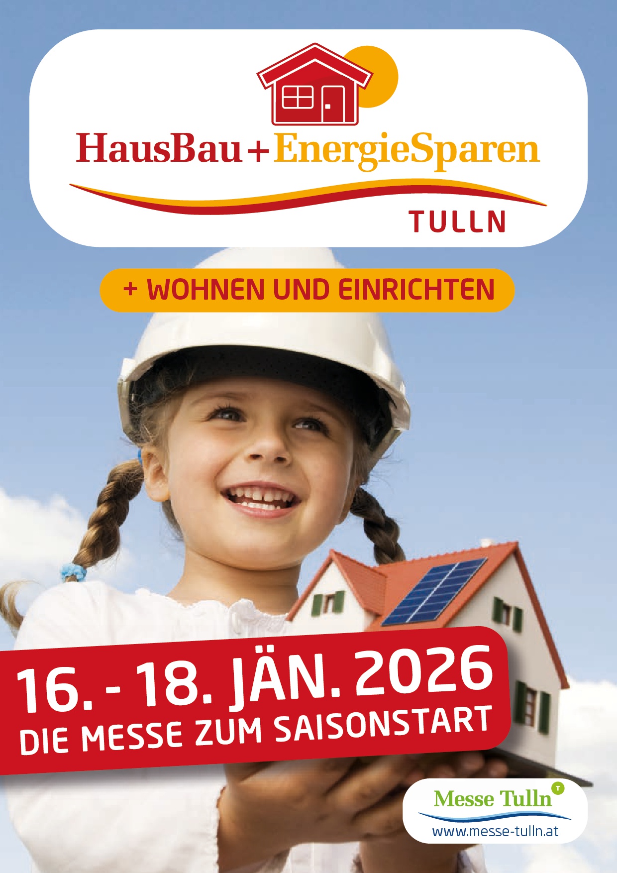 HausBau + EnergieSparen Tulln, 16 – 18.01.2026, Halle 3, Stand Nr. 364