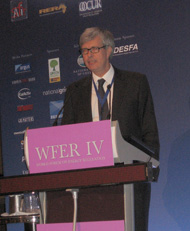 E-Control Geschäftsführer DI Walter Boltz spricht beim WFER IV in Athen