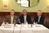 Von links nach rechts: Werner Binnenstein-Bachstein, Caritas Wien, Walter Boltz, E-Control , Manfred Müllner, FEEI